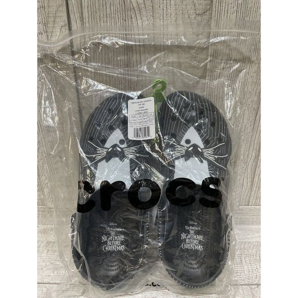 Jack Skellington Clog black Crocs Nightmare Before Christmas Men 12 Halloween main image 5